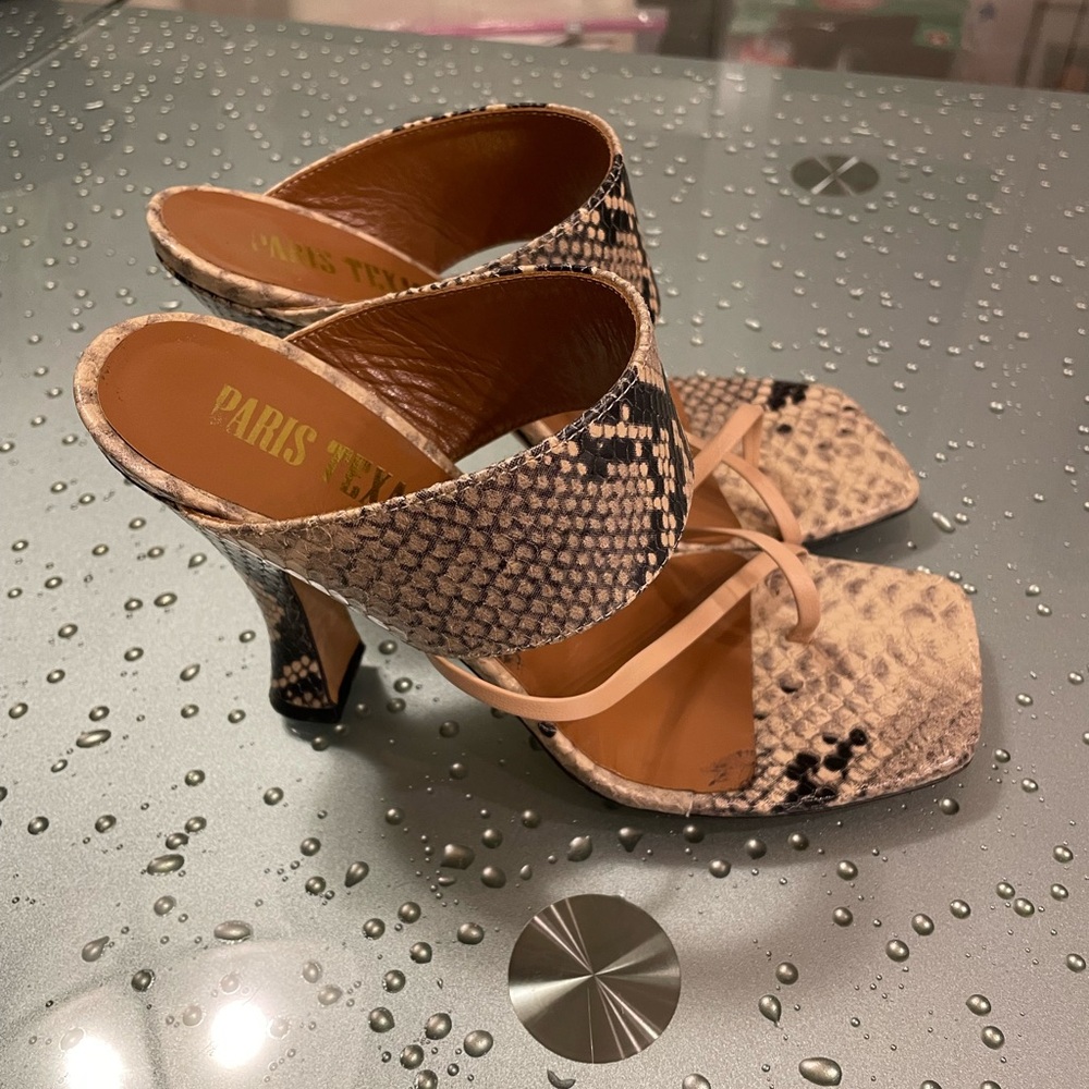 Paris Texas Leather Animal Print Slides
Size: 6 | IT 36